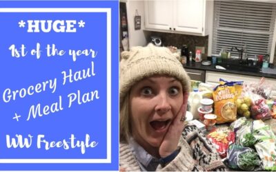 HUGE GROCERY HAUL // WW FREESTYLE MEAL PLAN