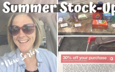 SUMMER STOCK UP // HOW I GET CHEAP HOUSEHOLD AND PERSONAL CARE PRODUCTS