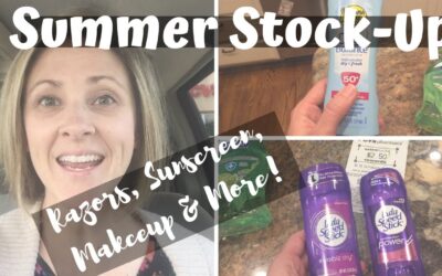 SUMMER STOCK-UP // CVS HAUL // SAVING ON PERSONAL CARE ITEMS