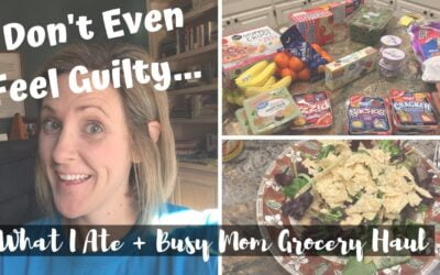 THIS MOM IS BUSY // WHAT I ATE // MINI GROCERY HAUL