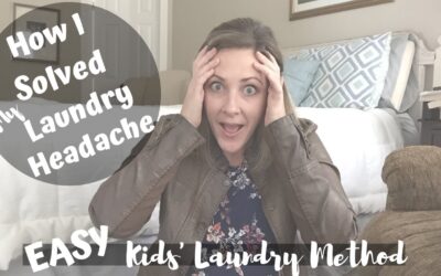 EASY LAUNDRY METHOD // HOW I CLEAN MY KIDS’ CLOTHES FAST!