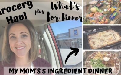 ALL IN ONE // GROCERY HAUL + WHAT’S FOR DINNER // 5 INGREDIENT DINNER