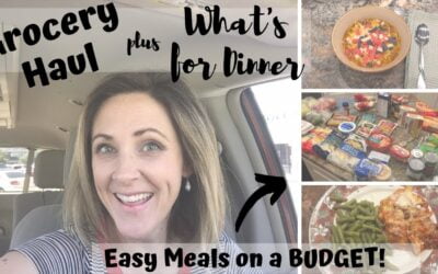 ALL-IN-ONE // BUDGET GROCERY HAUL & WHAT’S FOR DINNER