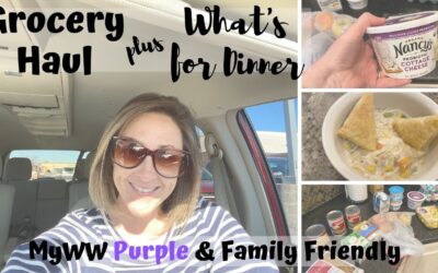 GROCERY HAUL // WHAT’S FOR DINNER // MYWW PURPLE