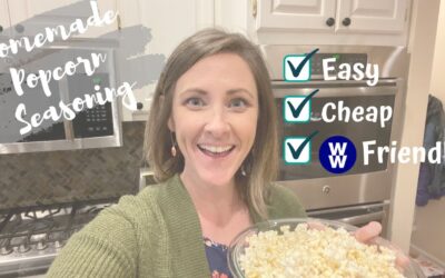 WW FRIENDLY SNACKS // HOMEMADE POPCORN // CHEAP, EASY, SEASONINGS