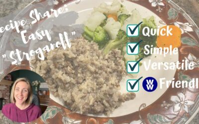 EASY “STROGANOFF” STYLE, ONE-POT RECIPE // SIMPLE INGREDIENTS // SUBSTITUTION IDEAS