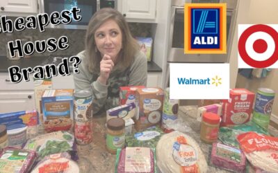 ALDI VS WALMART VS TARGET // WHICH BRAND IS CHEAPER?