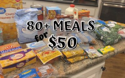 EXTREME GROCERY BUDGET CHALLENGE// $50 FOR 80+ MEALS