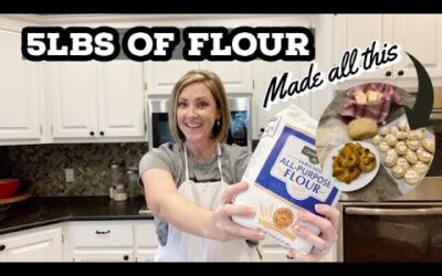 BUDGET COOKING FROM SCRATCH // 5BLS OF FLOUR HOLIDAY BAKING // VLOGMAS 2020