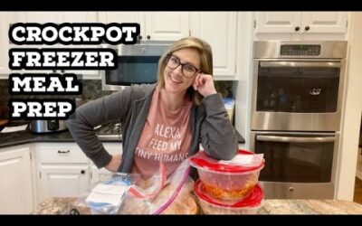 CROCKPOT FREEZER MEALS // PREP 6 MEALS IN LESS THAN 1 HOUR