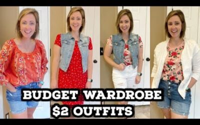 HOW TO CREATE A CAPSULE WARDROBE ON A BUDGET // SAVE BIG $$$ ON CLOTHES!