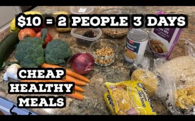 HEALTHY EXTREME BUDGET MEAL PLAN // $10 FOR 18 HEALTHY MEALS