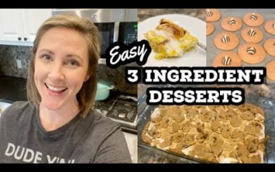 EASY DESSERTS TO MAKE AT HOME // JUST 3 INGREDIENTS