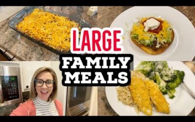 LARGE FAMILY MEALS // DINNERS MY MOM MADE