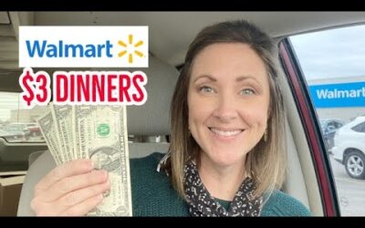 EXTREME BUDGET FAMILY MEALS // $3 DINNERS FROM WALMART