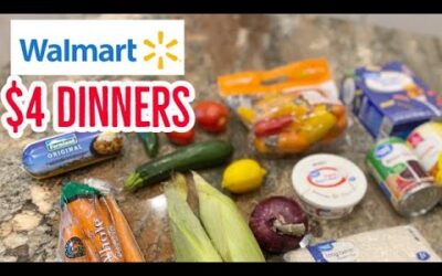 WALMART EXTREME BUDGET DINNERS // EASY & CHEAP SUMMER MEALS