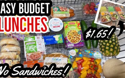 A WEEK OF CHEAP AND EASY LUNCHES // BUDGET FRIENDLY LUNCH IDEAS // NO SANDWICHES