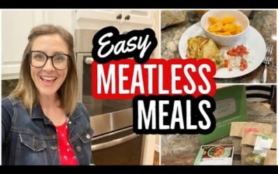 EASY MEATLESS SUMMER MEALS // WHAT’S FOR DINNER // VEGETARIAN MEAL IDEAS