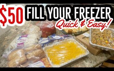 EASY & CHEAP FREEZER MEAL PREP // FILL YOUR FREEZER ON A BUDGET