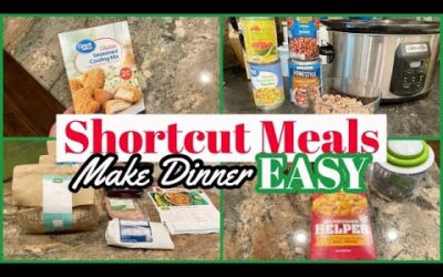 EASY WEEKNIGHT MEALS // DINNER SHORTCUTS FOR BUSY FAMILIES