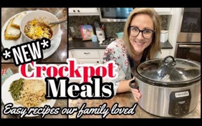 *NEW* CROCKPOT MEALS OUR FAMILY LOVED // EASY WEEKNIGHT MEALS