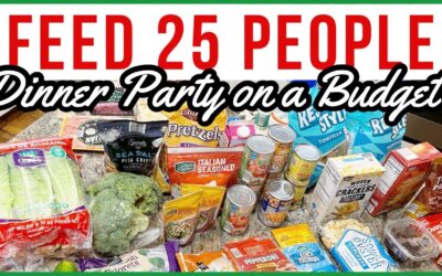 DINNER FOR 25 ON A BUDGET // EASY RECIPES TO FEED A CROWD