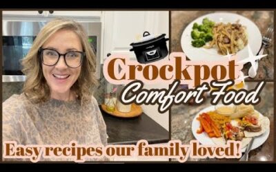 3 EASY CROCKPOT MEALS // SUPER EASY COMFORT FOOD