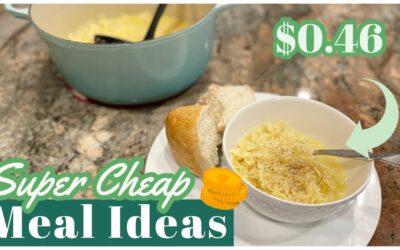 CHEAP MEALS YOU CAN MAKE RIGHT NOW // EXTREME BUDGET MEALS