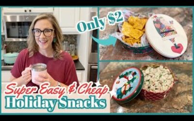 CHEAP & EASY SNACKS // HOLIDAY TREATS ON A BUDGET // VLOGMAS 2021