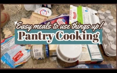 EATING FROM THE PANTRY SAVES MONEY // SEEMINDYMOM PANTRY CHALLENGE JANUARY 2022