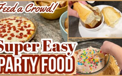 EASY RECIPES TO FEED A CROWD // SUPER BOWL & PARTY FOOD