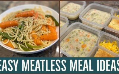 EASY & DELICIOUS MEATLESS RECIPES // VEGETARIAN MEAL IDEAS