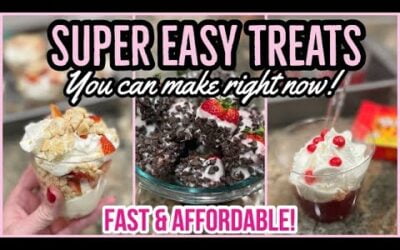 EASY VALENTINES TREATS ON A BUDGET // QUICK, CREATIVE DESSERTS