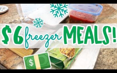 BUDGET FAMILY MEALS FOR THE FREEZER // EASY MEAL PREP ON A BUDGET