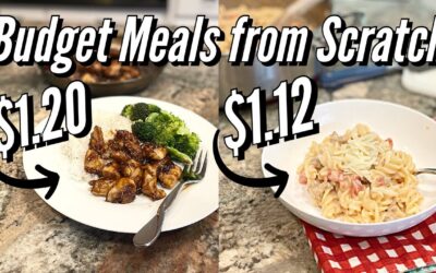 SCRATCH COOKING = BUDGET MEALS // EASY HOME COOKED RECIPES