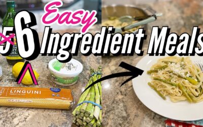 EASY MEALS with 5 (or 6) INGREDIENTS // DELICIOUS DINNERS without much FUSS!