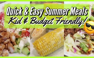 QUICK, EASY SUMMER MEALS that WON’T HEAT UP THE KITCHEN // WHAT TO EAT when it’s TOO HOT TO COOK!