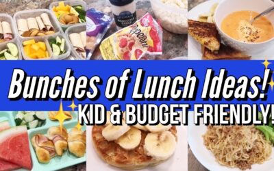 EASY LUNCH IDEAS for KIDS, FAMILY // BUNCHES OF SUMMER LUNCHES