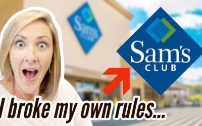 SHOP WITH ME plus SAM’S CLUB HAUL // I broke my own rules for shopping here