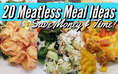 MEATLESS MEAL IDEAS to SAVE TIME and MONEY // EASY MEALS for the entire FAMILY!