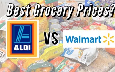 ALDI vs WALMART for GROCERY SAVINGS // Which is CHEAPER?