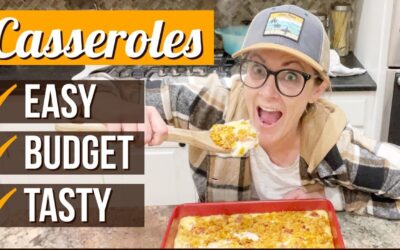 EASY & BUDGET FRIENDLY CASSEROLES // THANKSGIVING MEAL IDEAS