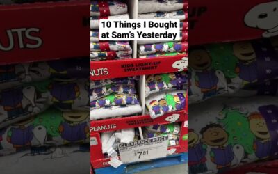 10 Things I Bought at Sam’s Club