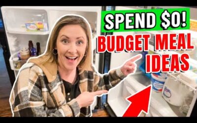 NO SPEND GROCERY BUDGET WEEK // COOKING FROM THE PANTRY