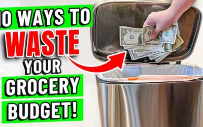 10 Ways We WASTE Our Grocery Budget //Save Money on Groceries