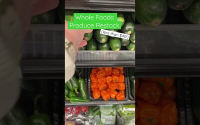 Whole Foods Fruits & Veggies Fridge Restock