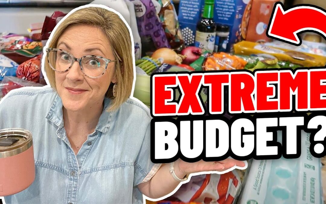 REALISTIC Extreme Budget Family Meal Plan // Weekly Budget Meal Plan