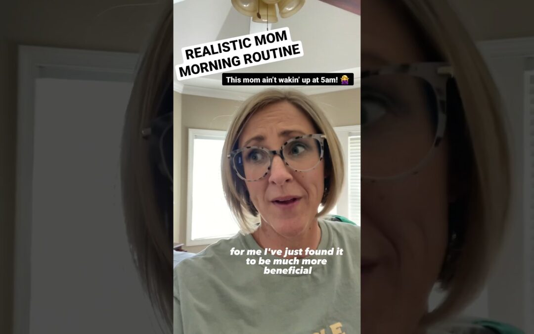 REALISTIC Mom Morning Routine (NOT getting up at 5am!)