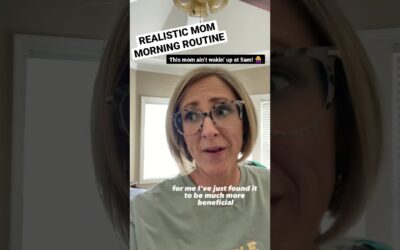 REALISTIC Mom Morning Routine (NOT getting up at 5am!)