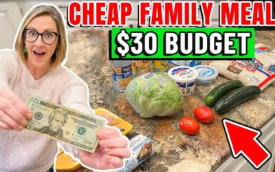 *NEW* BUDGET MEALS $7 Dinners for a FAMILY// Cheap & Delicious Family Meals, Extreme Budget